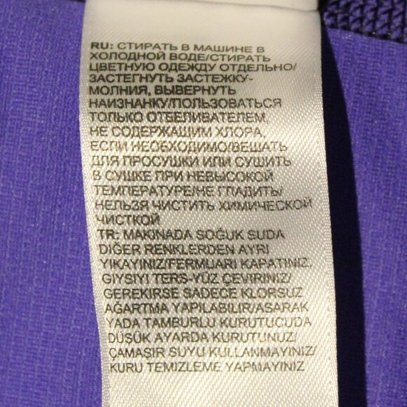 The North Face Women's Half-Zip Pullover FlashDry Jacket long sleeve Purple M - Picture 15 of 16